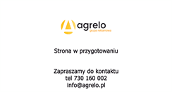 Desktop Screenshot of agrelo.pl