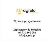 Tablet Screenshot of agrelo.pl